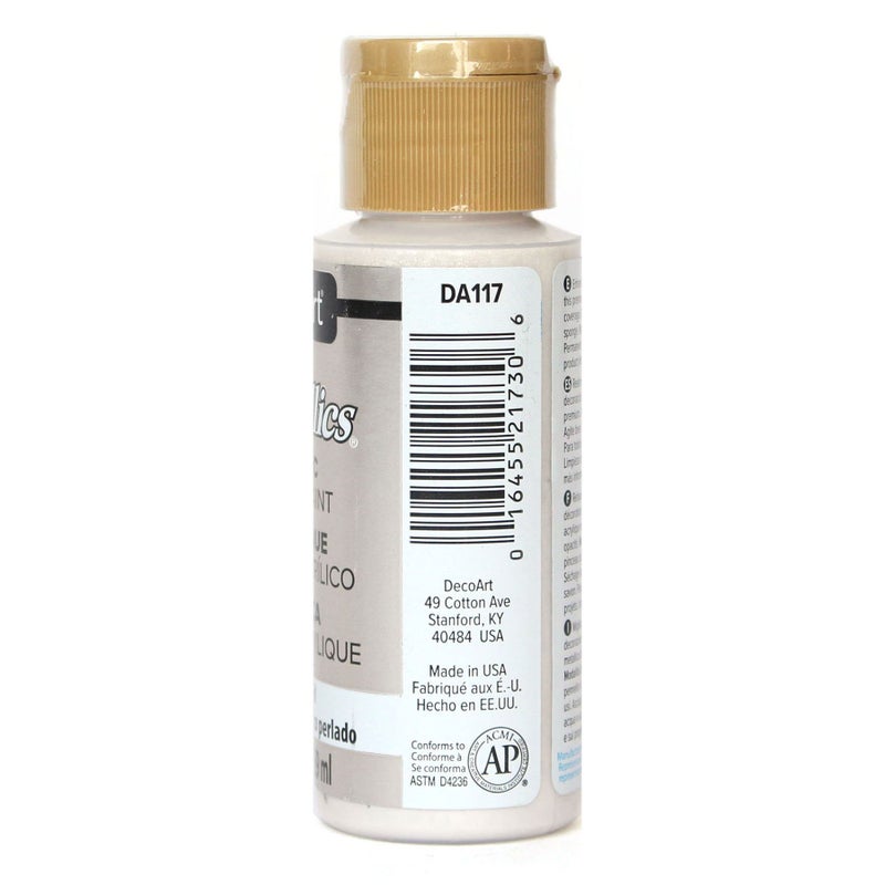 ديكوآرت طلاء أكريليك أبيض لؤلؤي لامع من ديكوآرت (DM-DA117) - Image 2